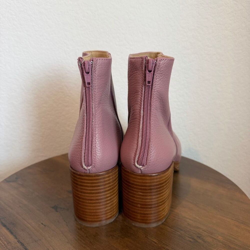 Intentionally Blank Leather Speed Platform Ankle Boot Women's Size 41 US 11 - Picture 4 of 12
